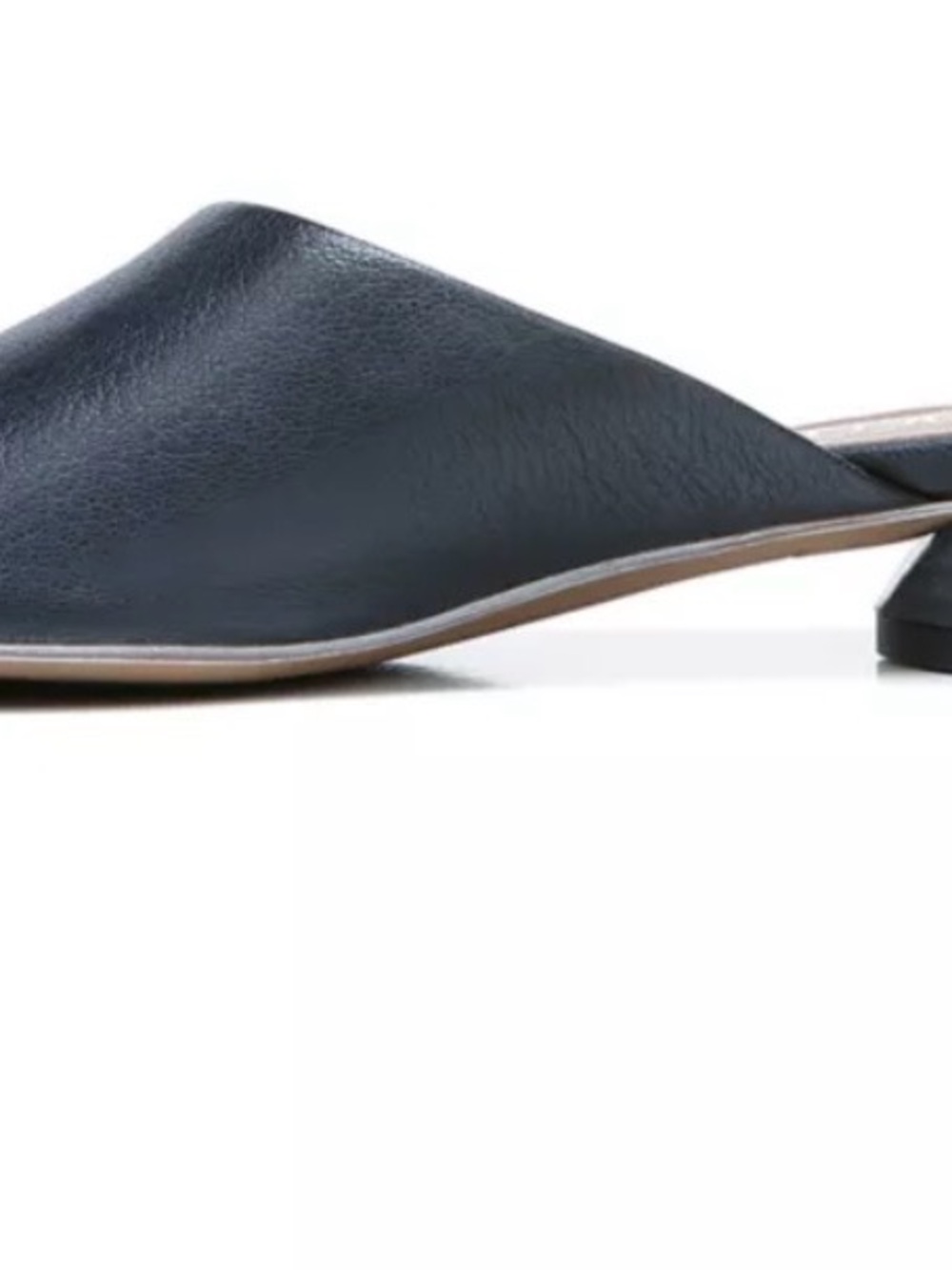 Franco Sarto Leslie Black Slide Sandals - Women's Open-Toe Mule - Picture 9 of 10